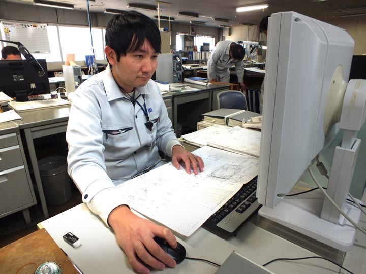 杭打機ができるまで 日本車両